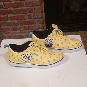 Heelys Yellow and Black SpongeBob Sneakers